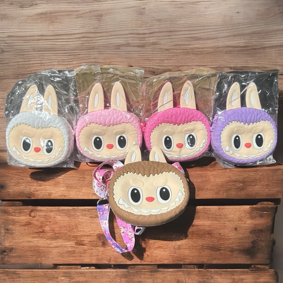 Labubu • Crossbody Pouch • Dark Pink Available - Picture 2 of 10